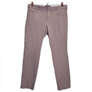 Banana Republic Sloan Ankle Pants Size 10 Mauve Stretch Career Work